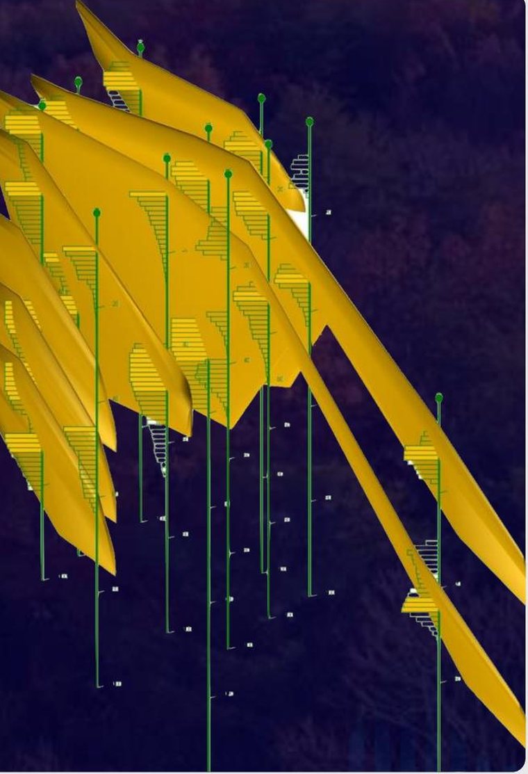 Modelo tridimensional del cuerpo mineralizado